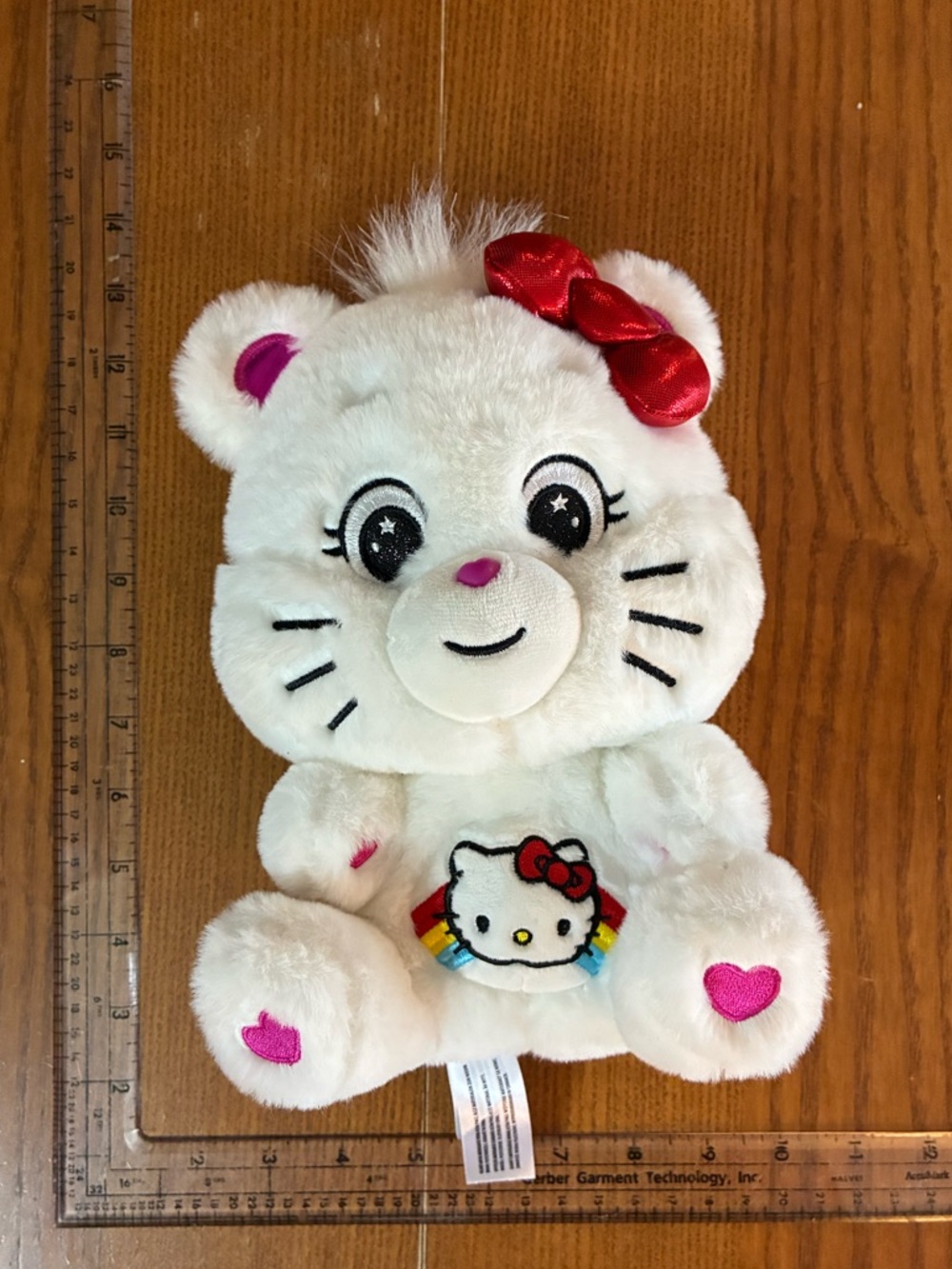 Care Bears White Plush with Hello Kitty Accents